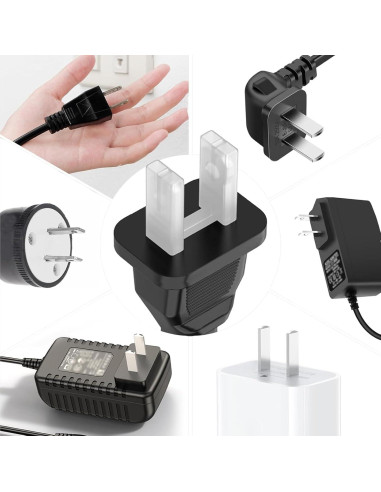 10 Cubiertas de Enchufe de Seguridad RHUISHU 2 Pines Estándar