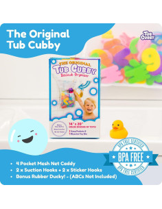 Organizador de Juguetes de Baño Tub Cubby Azul 35.56x50.8cm 2