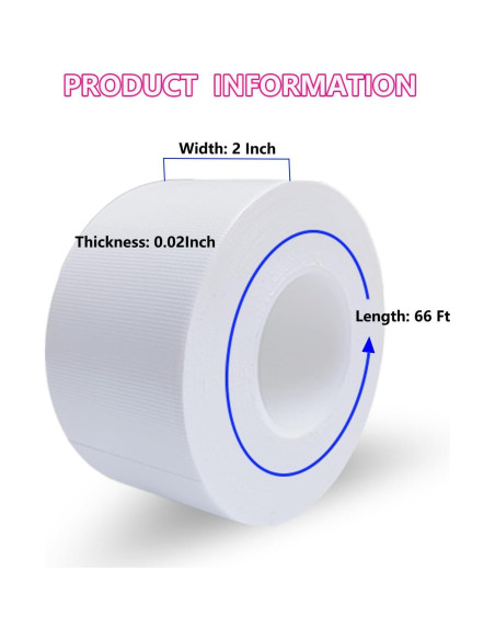 Cinta de Sellado para Ventanas WENSSKKU 5cm x 19.81m Blanca Cinta de Sellado para Ventanas WENSSKKU 5cm x 19.81m Blanca