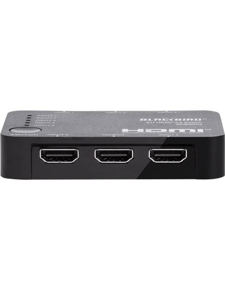 Interruptor HDMI 5x1 Monoprice 4K 60Hz con Control Remoto