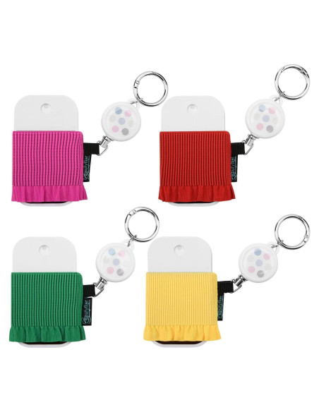 Beautyflier 4 Fundas Elásticas para Desinfectante de Manos 1FL OZ