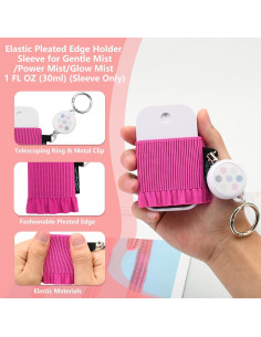 Beautyflier 4 Fundas Elásticas para Desinfectante de Manos 1FL OZ 2