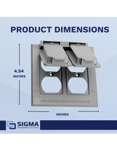 Cubierta Dúplex a Prueba de Climas Sigma 14345 Gris 2