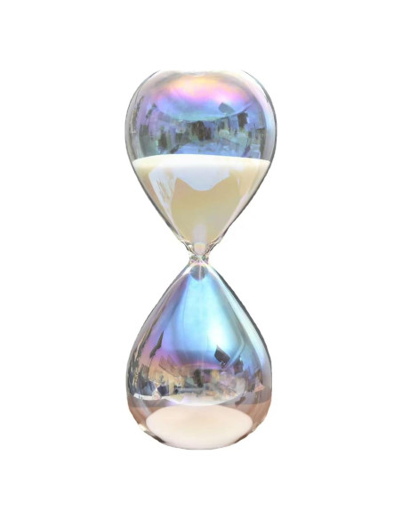 Reloj de Arena Falytemow 5 Minutos Vidrio Transparente 20 cm