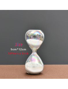 Reloj de Arena Falytemow 5 Minutos Vidrio Transparente 20 cm 2