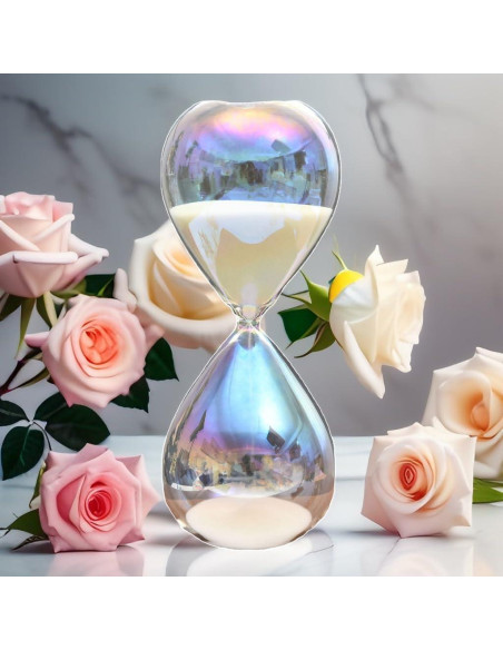 Reloj de Arena Falytemow 5 Minutos Vidrio Transparente 20 cm