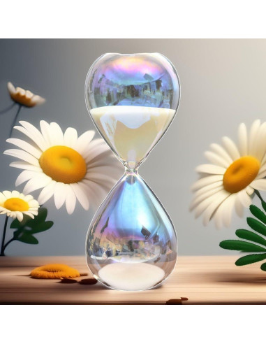 Reloj de Arena Falytemow 5 Minutos Vidrio Transparente 20 cm