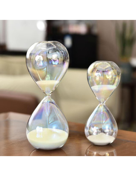 Reloj de Arena Falytemow 5 Minutos Vidrio Transparente 20 cm