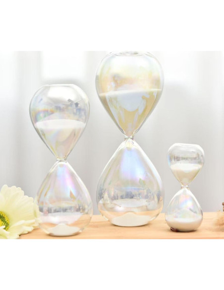 Reloj de Arena Falytemow 5 Minutos Vidrio Transparente 20 cm