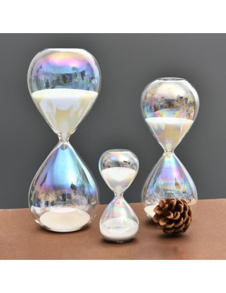 Reloj de Arena Falytemow 5 Minutos Vidrio Transparente 20 cm