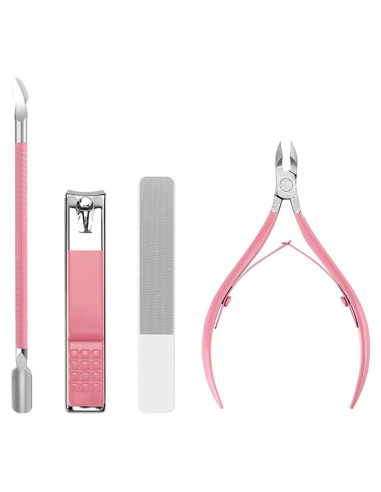 Juego de Manicura 5 Piezas Feiworui con Estuche Portátil