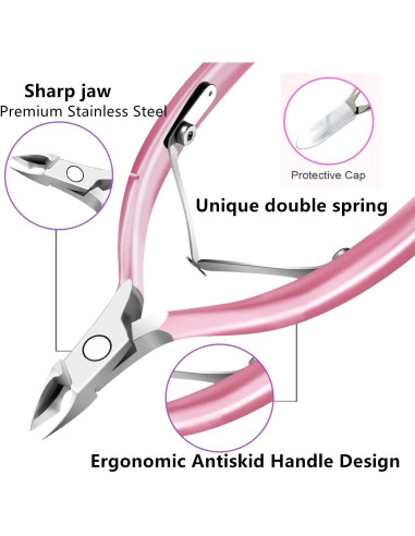 Juego de Manicura 5 Piezas Feiworui con Estuche Portátil