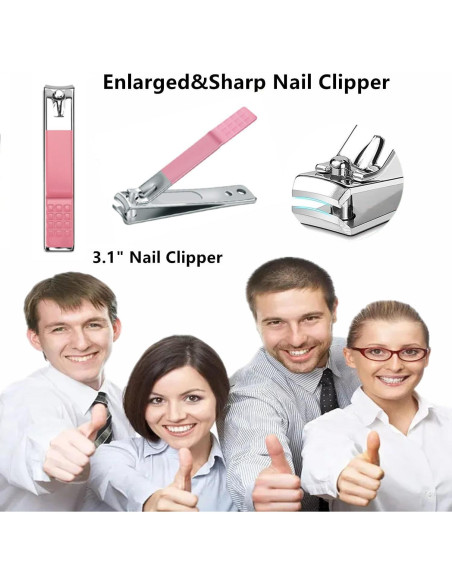 Juego de Manicura 5 Piezas Feiworui con Estuche Portátil Juego de Manicura 5 Piezas Feiworui con Estuche Portátil