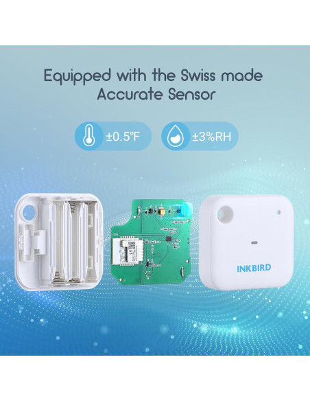 Termómetro Higrometro WiFi INKBIRD IBS-TH3, Monitoreo Remoto
