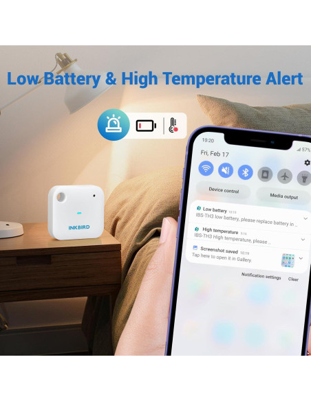 Termómetro Higrometro WiFi INKBIRD IBS-TH3, Monitoreo Remoto