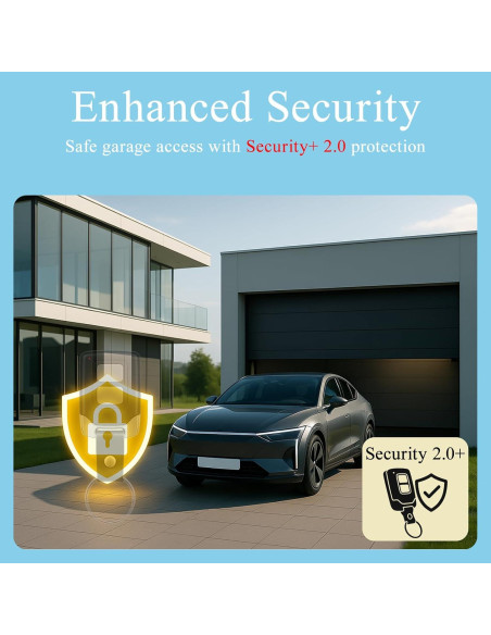 Control Remoto de Garaje Liftmaster 893MAX 891LM 2 Piezas