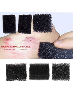 Esponja de Maquillaje Halloween MEICOLY 3pcs Efectos Especiales 2