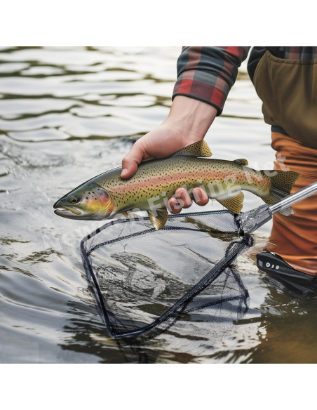 Red de Pesca Neween Telescópica Plegable 21" Nylon