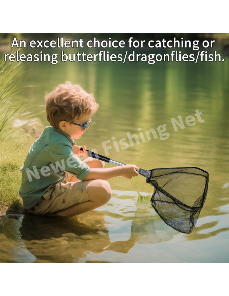 Red de Pesca Neween Telescópica Plegable 21" Nylon