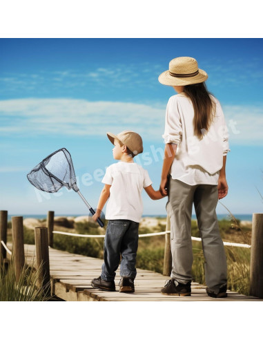 Red de Pesca Neween Telescópica Plegable 21" Nylon