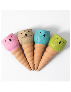 Paquete de 4 Picos de Riego Automático Terracota Búho 16 cm 2