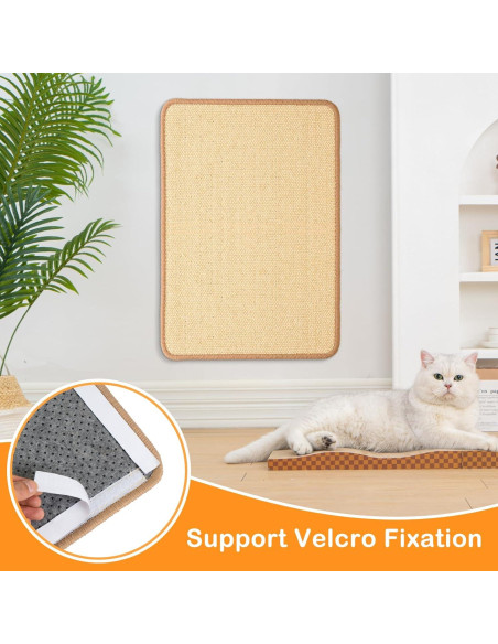 Alfombra Rascadora para Gatos Uross con 3 Tableros Sisal