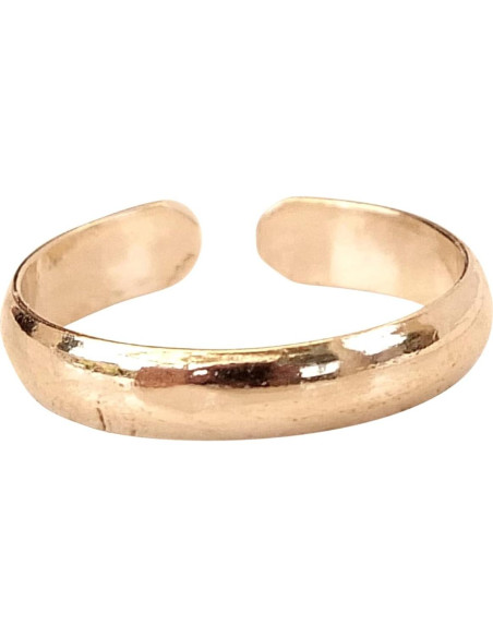 Anillo ajustable de oro amarillo sobre plata esterlina MiYa