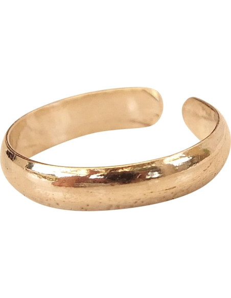 Anillo ajustable de oro amarillo sobre plata esterlina MiYa