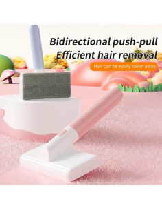 Removedor de Pelo de Mascota Statidom 16.5 cm Ecológico Azul 2