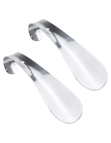 Cuchara de Zapato Antrader Acero Inoxidable 14.5cm Plateada - Juego de 2