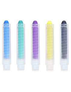 Soporte de Tiza Caiqicome 5 Pcs Claro 9 cm para Pizarra