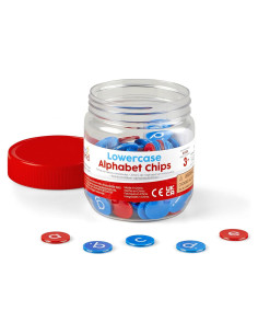 Chips de Alfabeto en Minúsculas hand2mind - 156 Piezas
