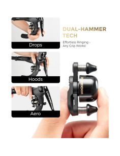 Campana de Bicicleta ROCKBROS Ajustable Doble Martillo 100dB 2