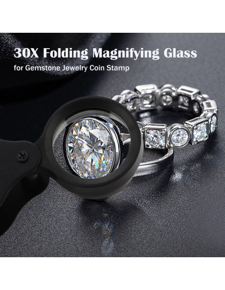 Lupa Plegable Rongon TA-101 para Joyeros 30X 9g