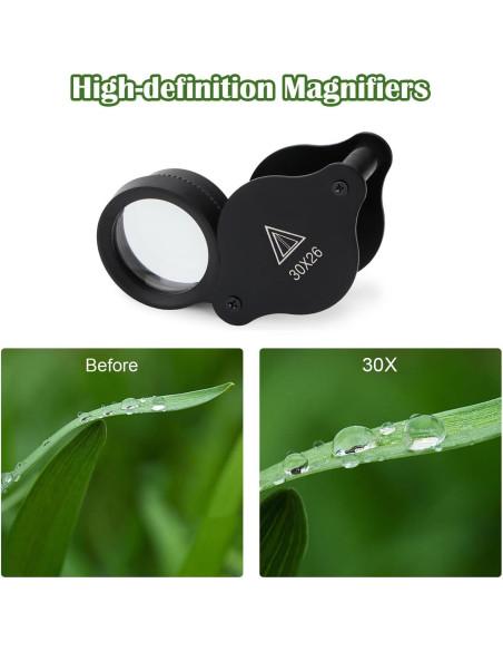 Lupa Plegable Rongon TA-101 para Joyeros 30X 9g