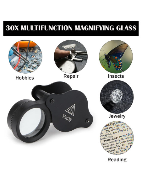 Lupa Plegable Rongon TA-101 para Joyeros 30X 9g