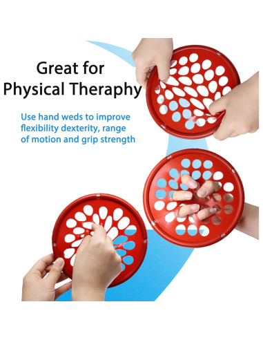 Red de Ejercicio de Mano Veroral 18 cm - Fortalecedor de Agarre