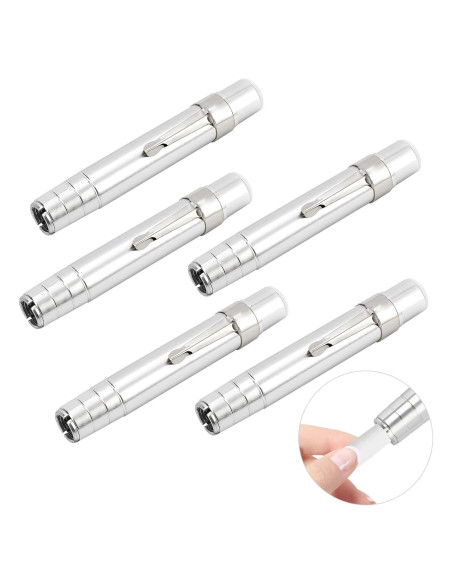 5 Sujetadores de Tiza de Aluminio Siutaga para Pizarra