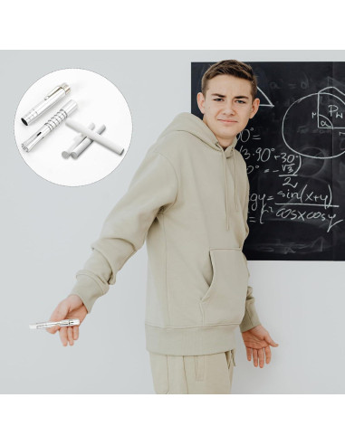 5 Sujetadores de Tiza de Aluminio Siutaga para Pizarra