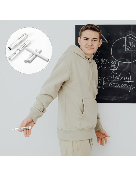 5 Sujetadores de Tiza de Aluminio Siutaga para Pizarra