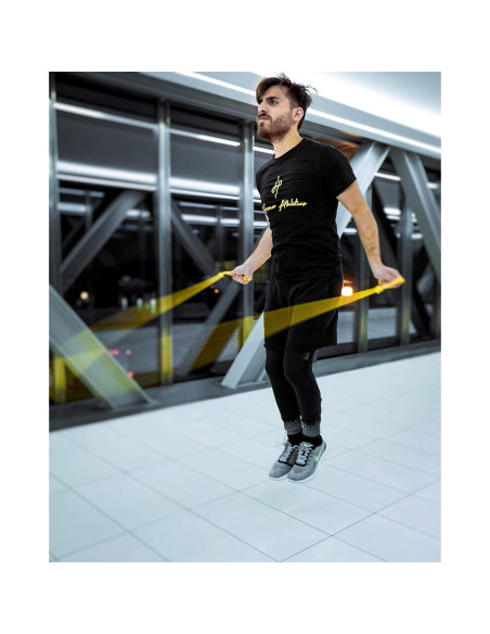 Cuerda de Salto Honor Athletics Ajustable 3.05m PVC Negro Cuerda de Salto Honor Athletics Ajustable 3.05m PVC Negro