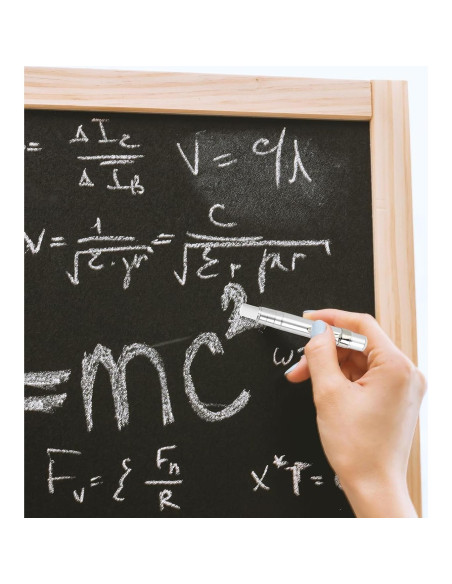 5 Sujetadores de Tiza de Aluminio Siutaga para Pizarra