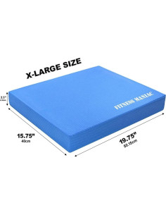 Almohadilla de Equilibrio Fitness Maniac USA Azul XL 50.17x40.01cm 2