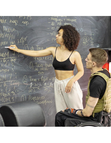 5 Sujetadores de Tiza de Aluminio Siutaga para Pizarra