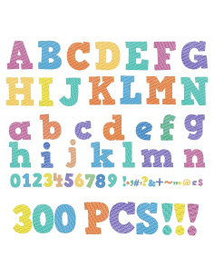 Conjunto de Letras del Alfabeto 300 Piezas SpriteGru 10.16 cm