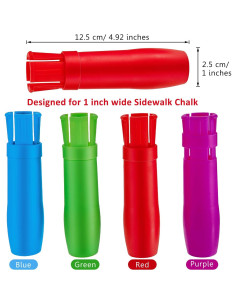 Soportes de Tiza para Acera Outus - 5 Piezas Ajustables 2