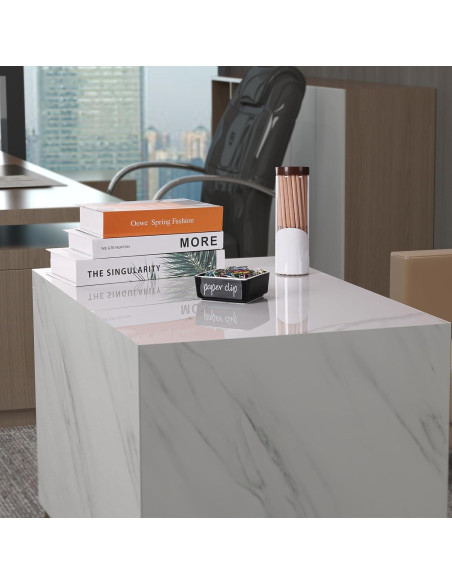 Soporte de Clips de Papel Cerámica ONTUBE Negro 8.4 cm