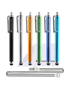 Bolígrafos Stylus El Amigable Swede - Paquete de 6, 11.43 cm