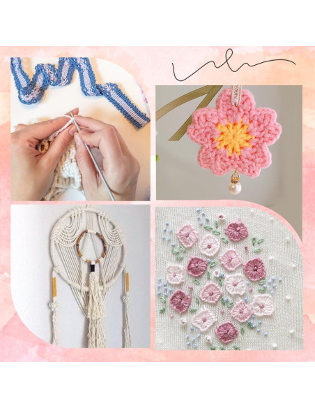 10 Madejas Hilo de Bordar Variegado 80m Poliester CABODYALS