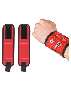 Paquete de 2 Pulseras Magnéticas EGGLION para Herramientas